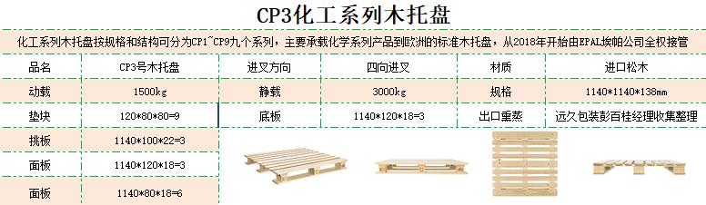 CP 3木托盤